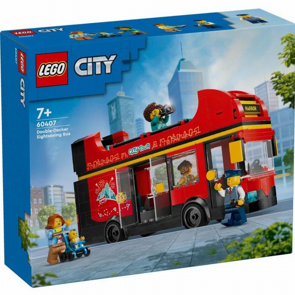 LEGO City – Red Double-Decker Sightseeing Bus (60407)