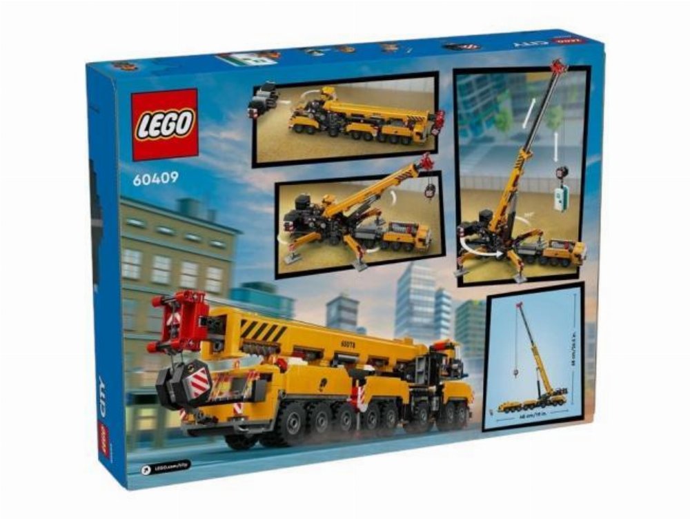 LEGO City – Yellow Mobile Construction Crane (60409)