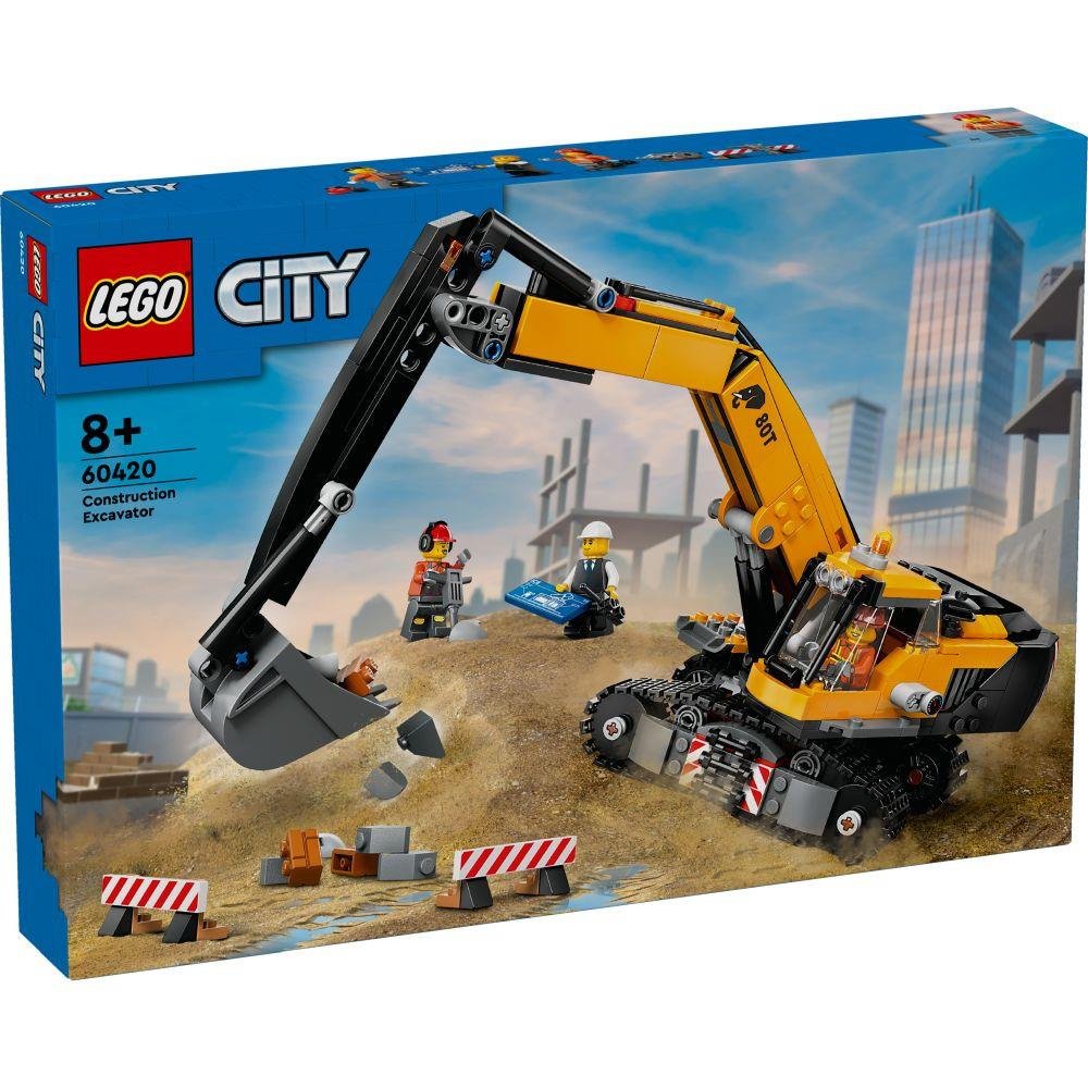 LEGO City – Yellow Construction Excavator (60420)