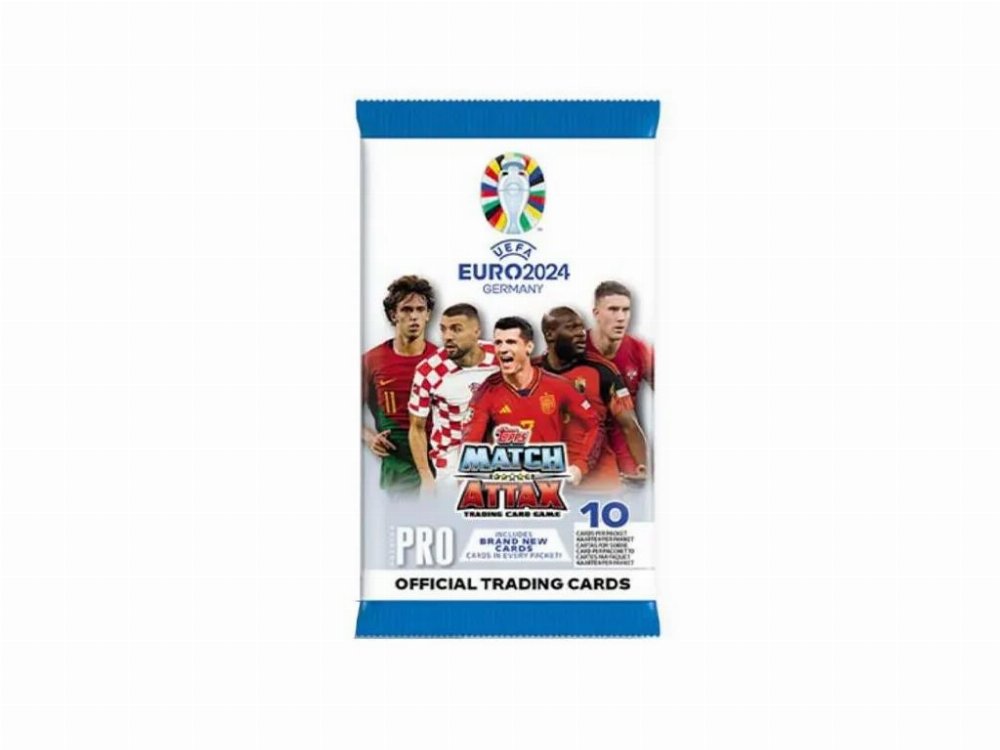 Topps – Match Attax Euro 2024 Κάρτες Premium Pro Booster Φακελάκι