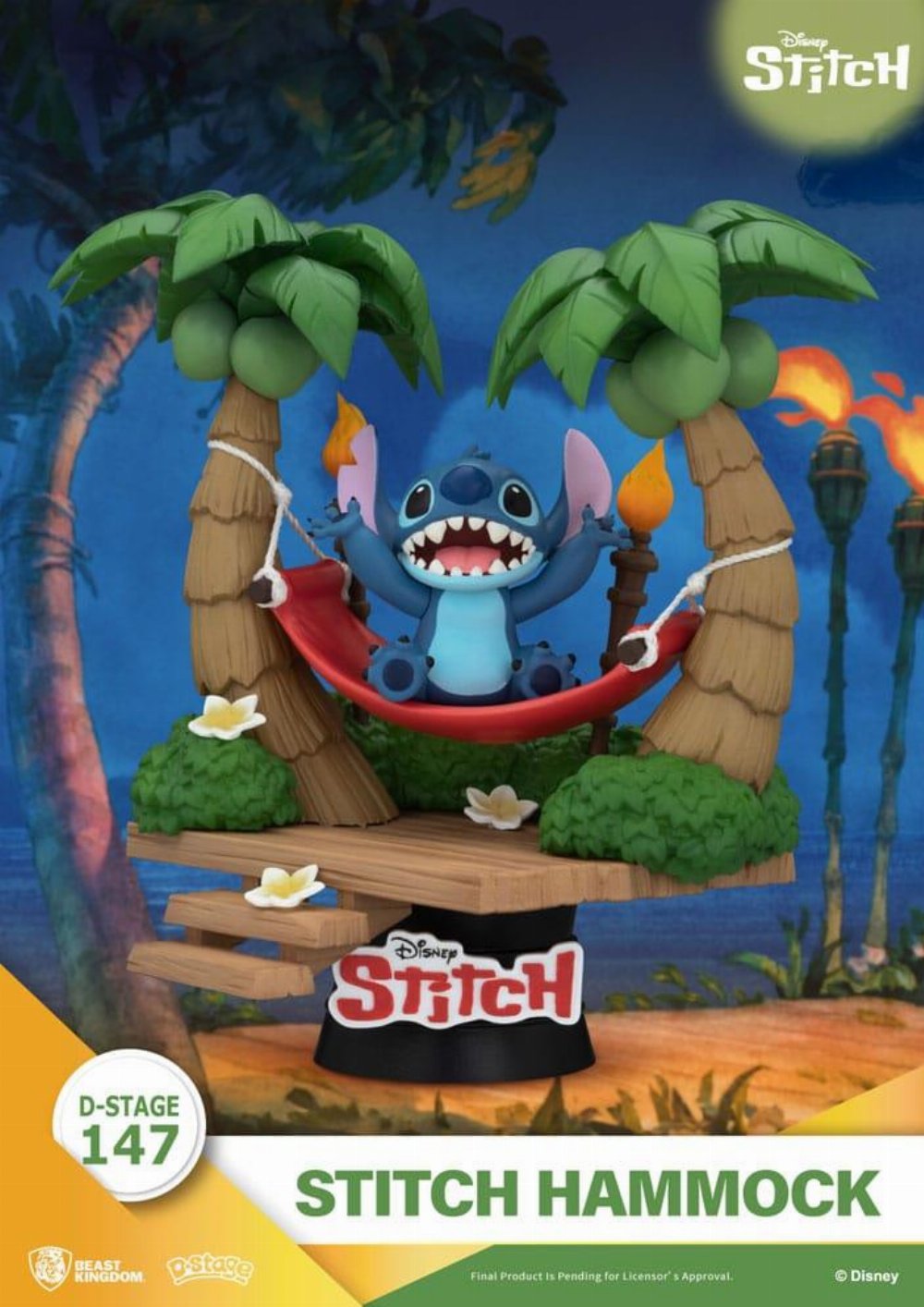 Disney: Lilo & Stitch D-Stage – Stitch Hammock Φιγούρα Αγαλματίδιο (13cm)