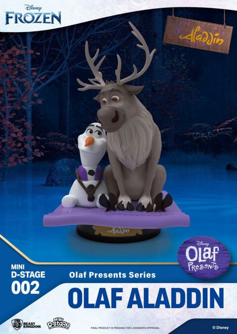 Disney: Frozen – Olaf presents Aladdin Mini Diorama Φιγούρα Αγαλματίδιο (12cm)