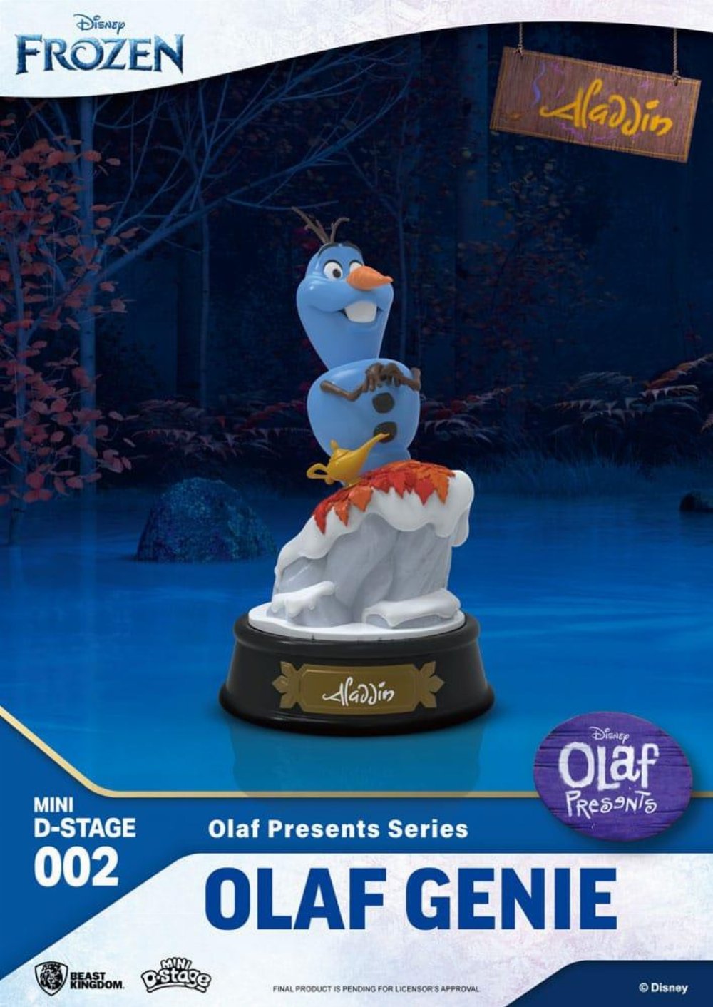 Disney: Frozen – Olaf presents Olaf Genie Mini Diorama Φιγούρα Αγαλματίδιο (12cm)