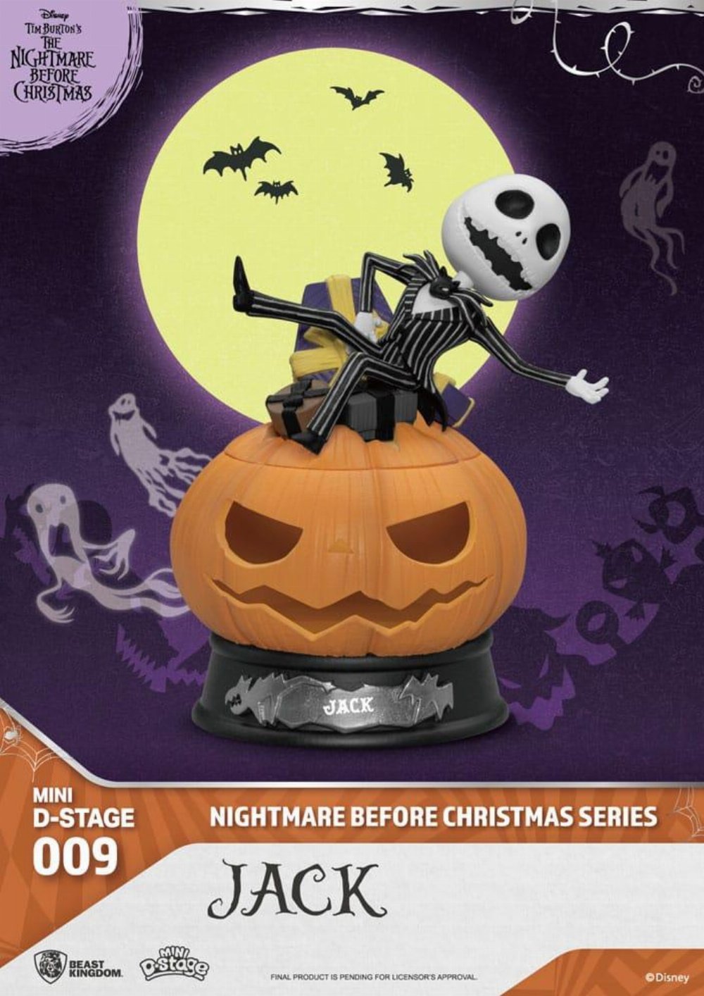 Disney: The Nightmare Before Christmas – Jack Skellington Mini Diorama Φιγούρα Αγαλματίδιο (10cm)