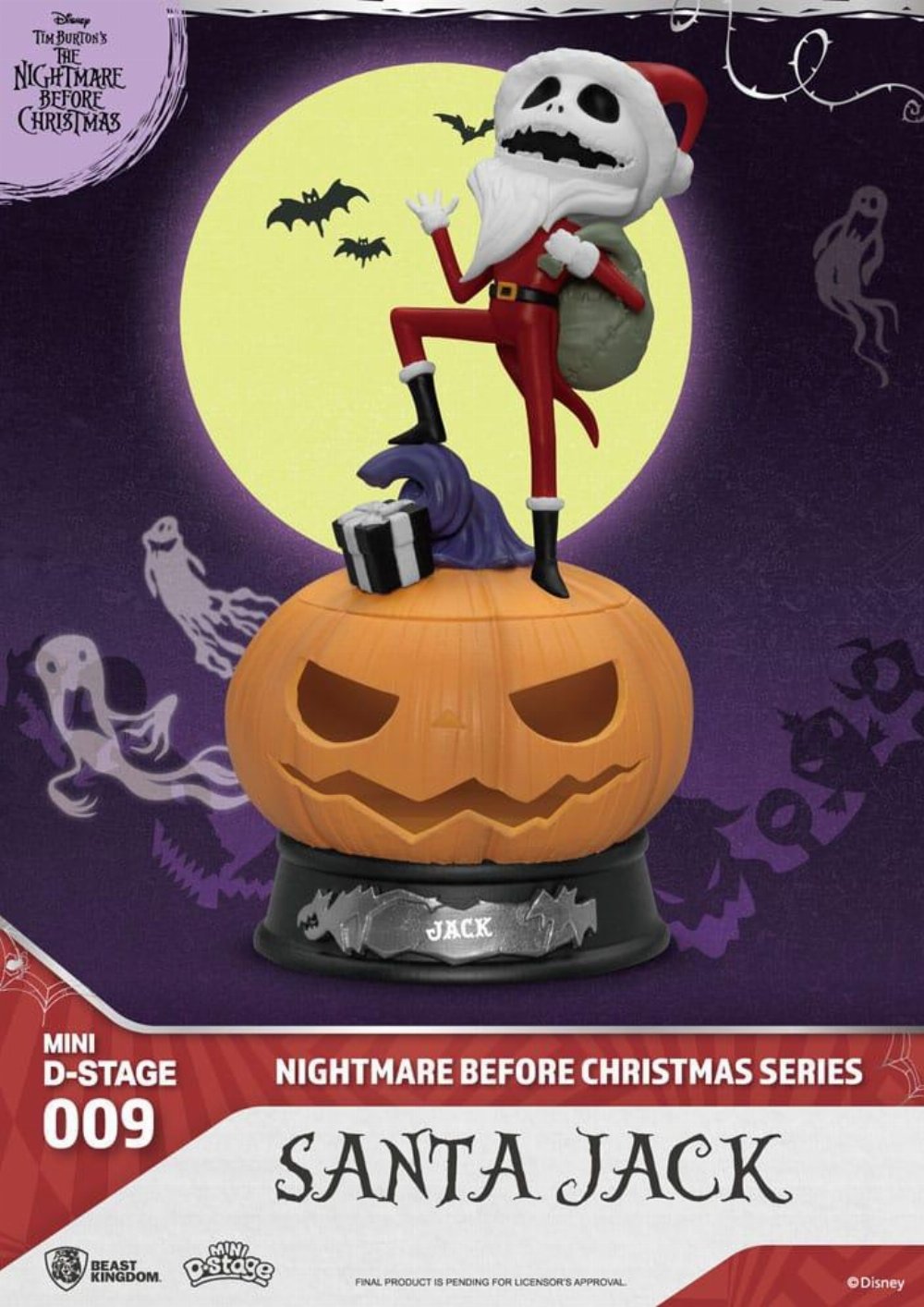 Disney: The Nightmare Before Christmas – Santa Jack Mini Diorama Φιγούρα Αγαλματίδιο (10cm)