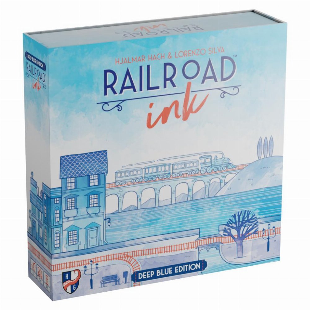 Επιτραπέζιο Παιχνίδι Railroad Ink Challenge: Deep Blue Edition
