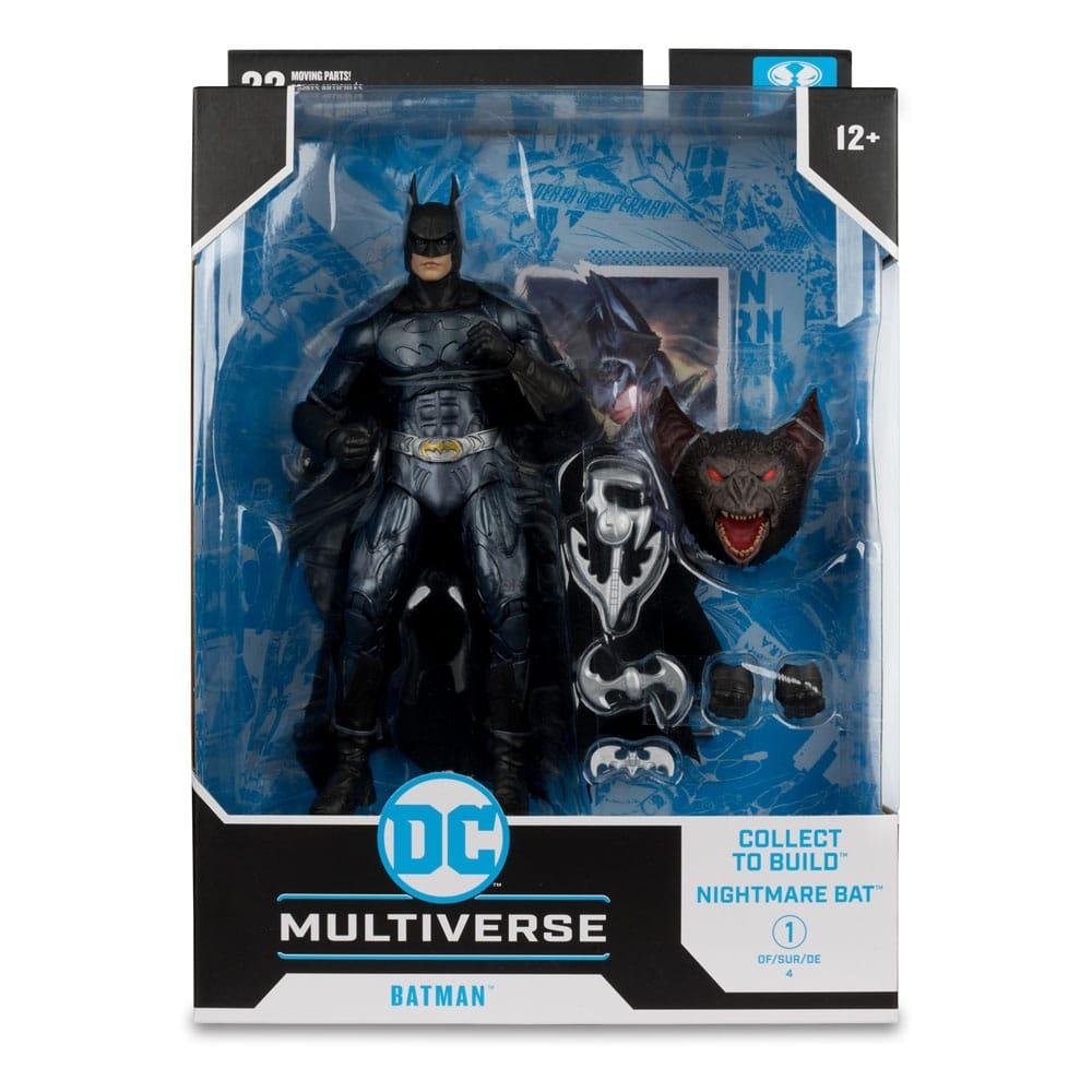 DC Multiverse: Gold Label – Batman Forever Φιγούρα Δράσης (18cm) Build-a-MegaFig Nightmare Bat