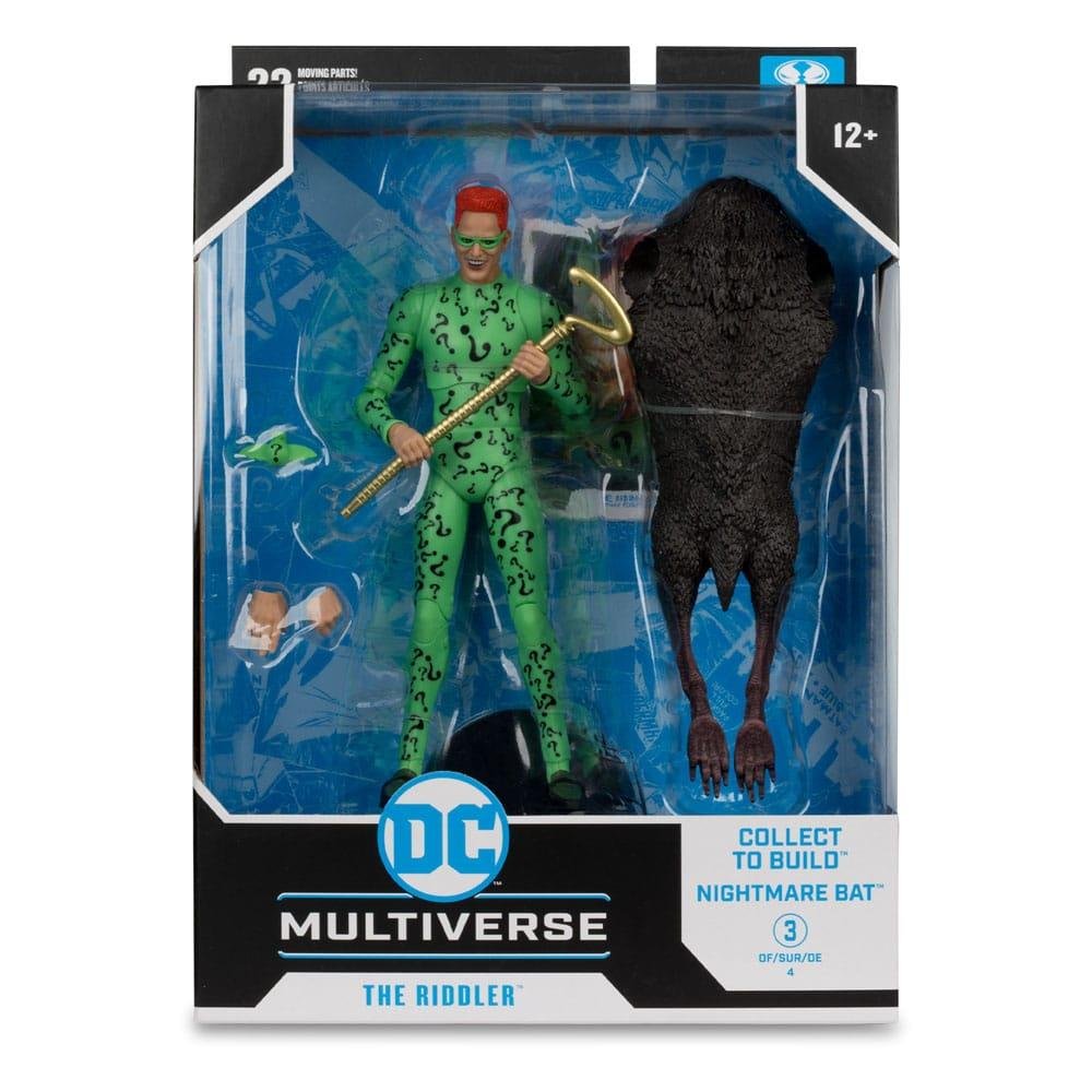 DC Multiverse: Gold Label – The Riddler (Batman Forever) Φιγούρα Δράσης (18cm) Build-a-MegaFig Nightmare Bat