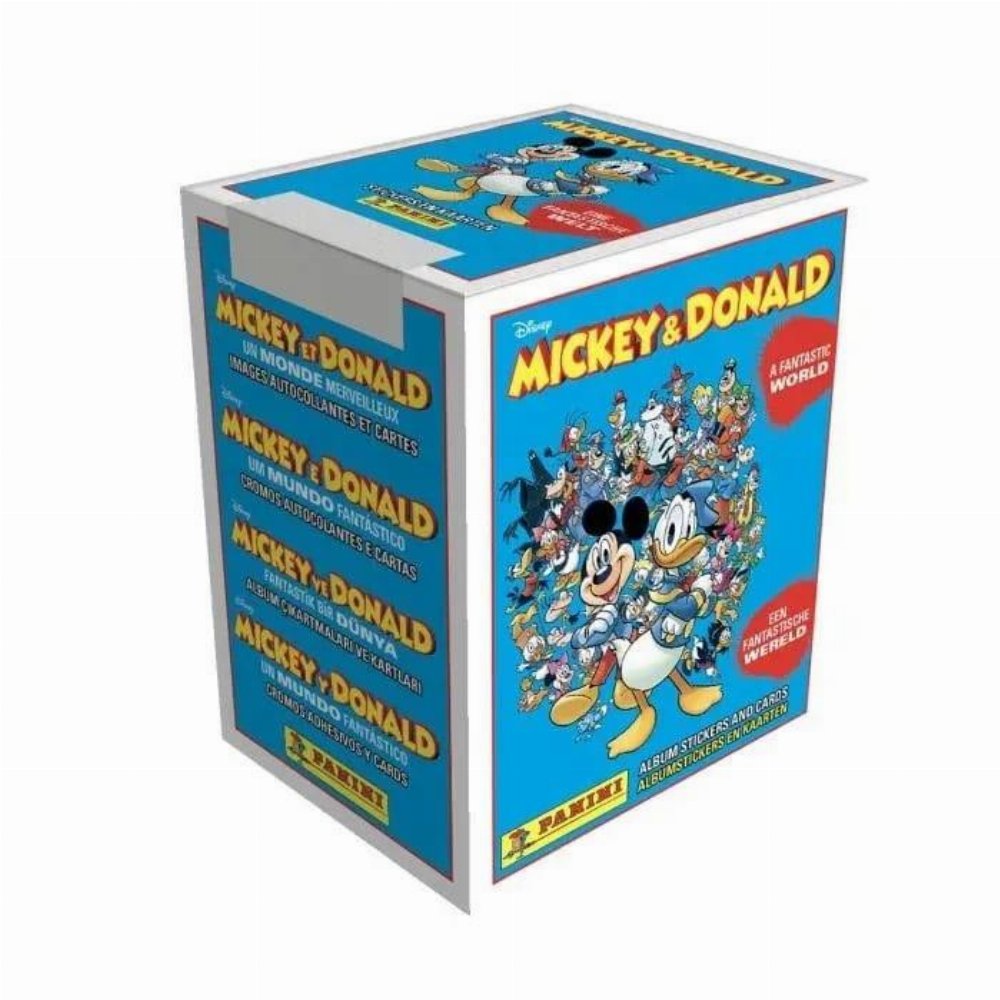Panini – Mickey & Donald: A Fantastic World Stickers Booster Display (36 Φακελάκια σύνολο 144 Αυτοκόλλητα)