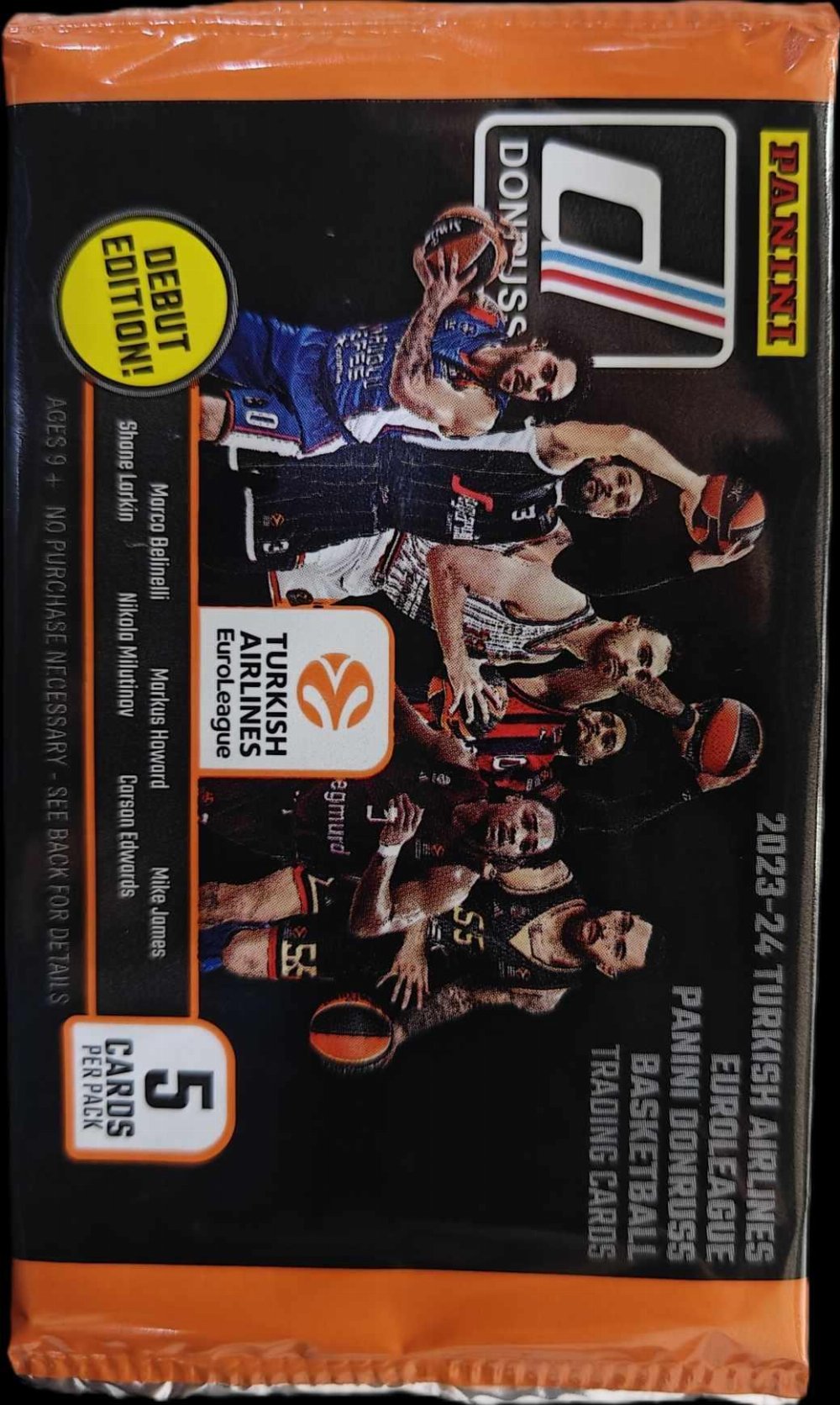 Panini – 2023-24 Donruss Turkish Airlines Euroleague Basketball Gravity Φακελάκι