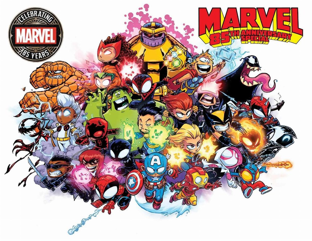 Τεύχος Κόμικ Marvel 85th Anniversary Special #1 Skottie Young Wraparound Variant Cover