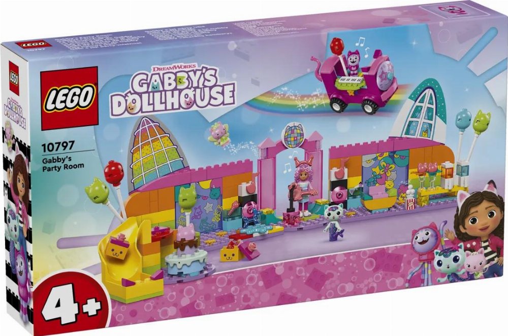 LEGO Toys – Gabby’s Dollhouse Gabby’s Parth Room (10797)