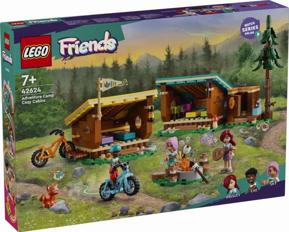 LEGO Friends – Adventure Camp Cozy Cabins (42624)