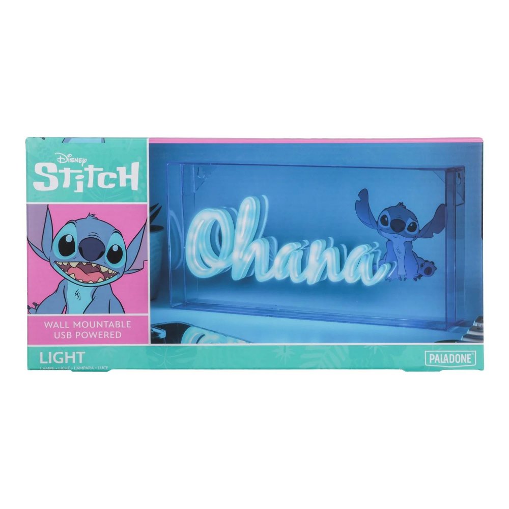 Disney: Lilo & Stitch – Ohana Neon LED Φωτιστικό (31cm)