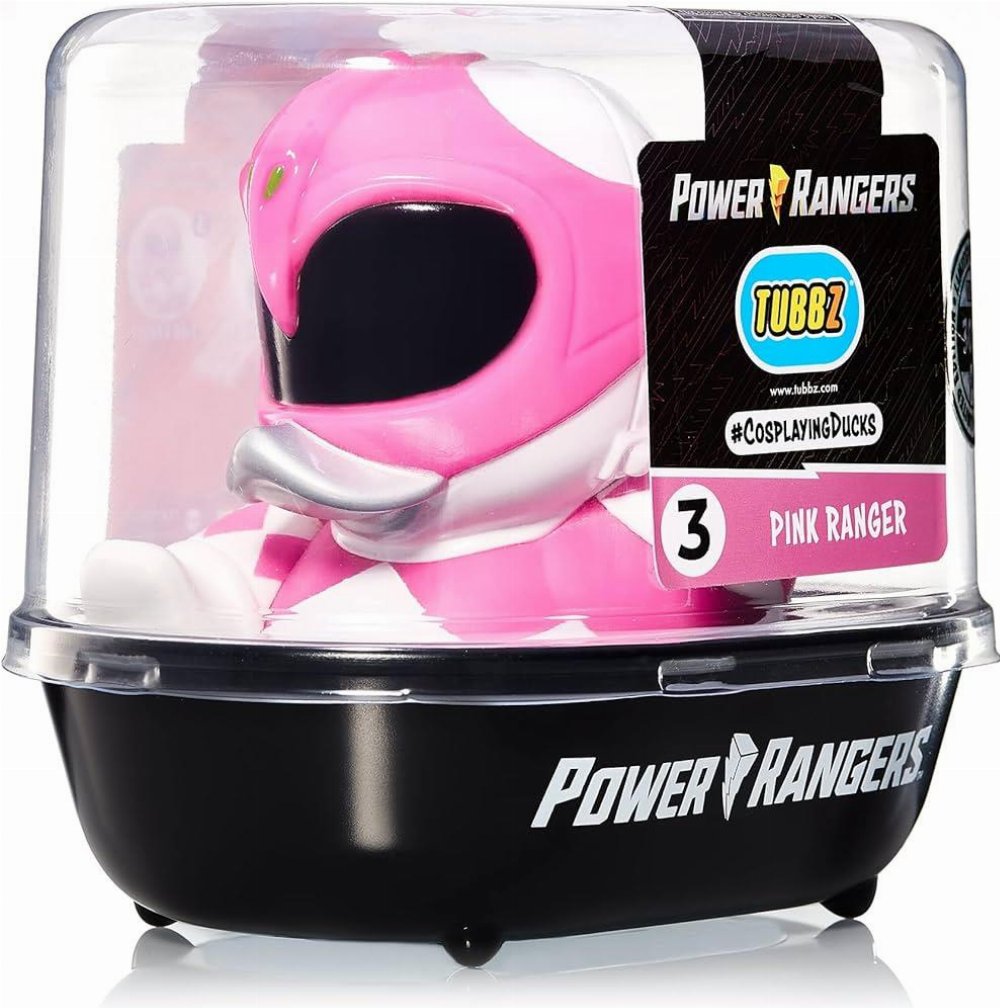 Power Rangers First Edition Tubbz – Pink Ranger #3 Φιγούρα Παπάκι Μπάνιου (10cm)