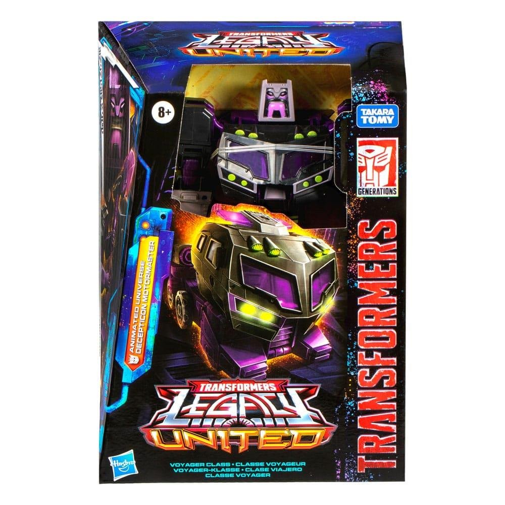 Transformers: Generations Legacy United Voyager Class – Animated Universe Decepticon Motormaster Φιγούρα Δράσης (18cm)