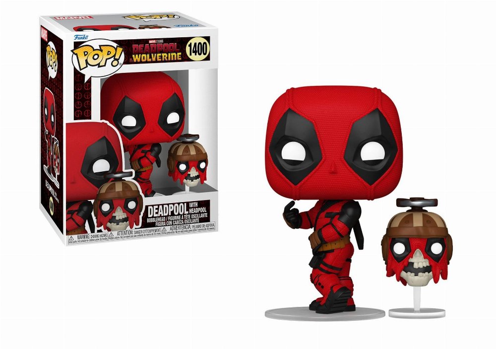 Φιγούρα Funko POP! Marvel: Deadpool & Wolverine – Deadpool with Headpool #1400