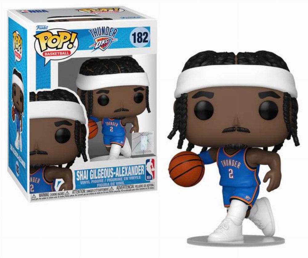 Φιγούρα Funko POP! NBA: Oklahoma Thunder – Shai Gilgeous-Alexander #182