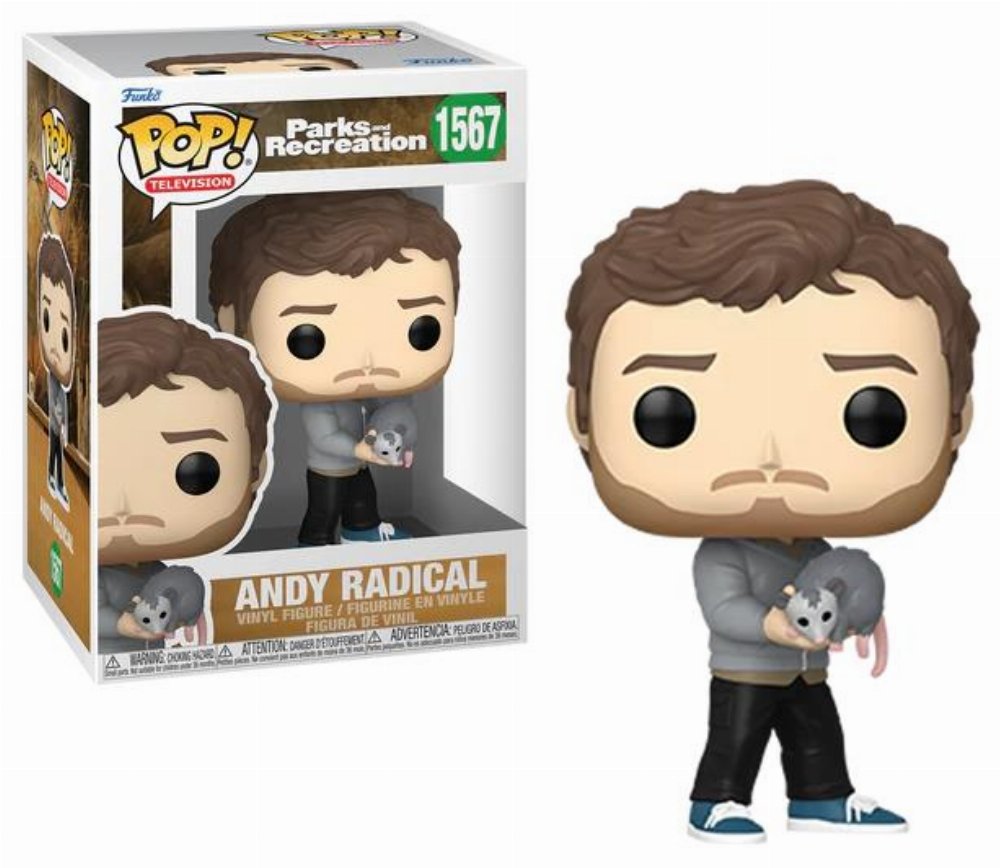 Φιγούρα Funko POP! Parks and Recreation – Andy Radical #1567