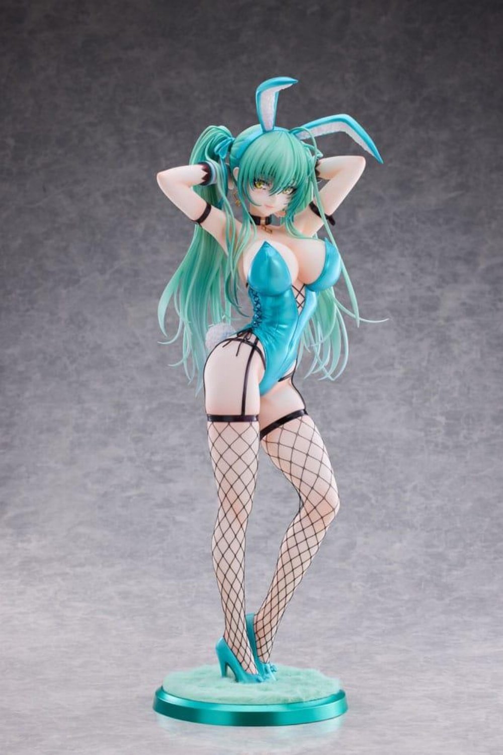 Original Character – Green Twin Tail Bunny-chan Fishnet Tights 1/4 Φιγούρα Αγαλματίδιο (43cm)