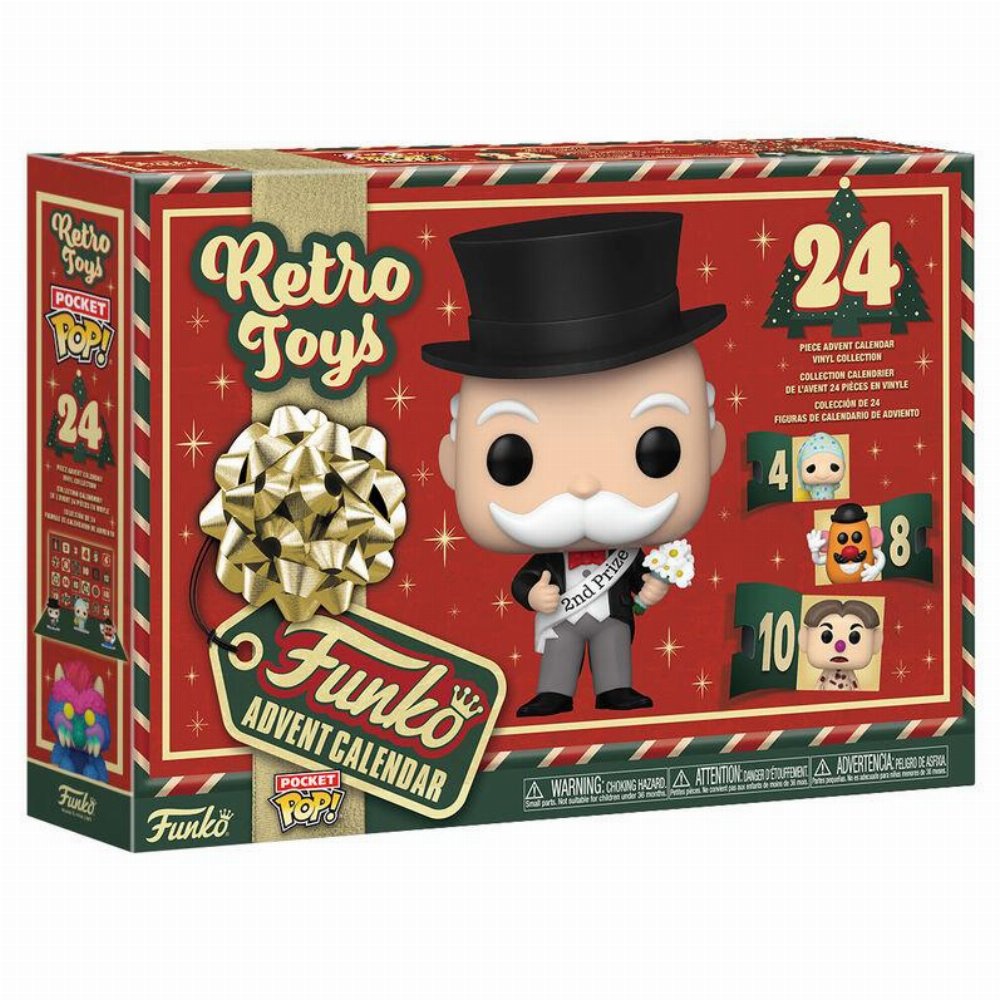 Funko Hasbro Mr Monopoly Advent Calendar (περιέχει 24 Pocket POP! φιγούρες)