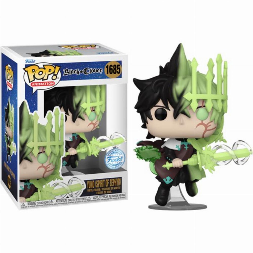 Φιγούρα Funko POP! Black Clover – Yuno (Spirit of Zephyr) #1685 (Exclusive)