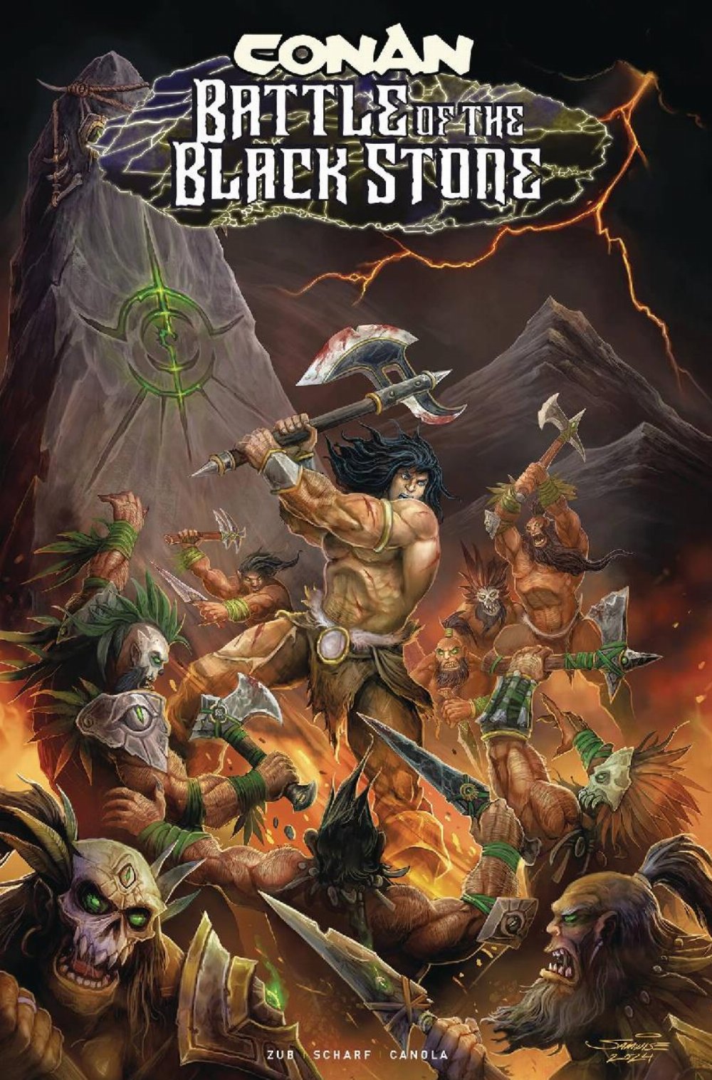 Τεύχος Κόμικ Conan The Barbarian: Battle Blackstone #1 (Of 4) Cover D