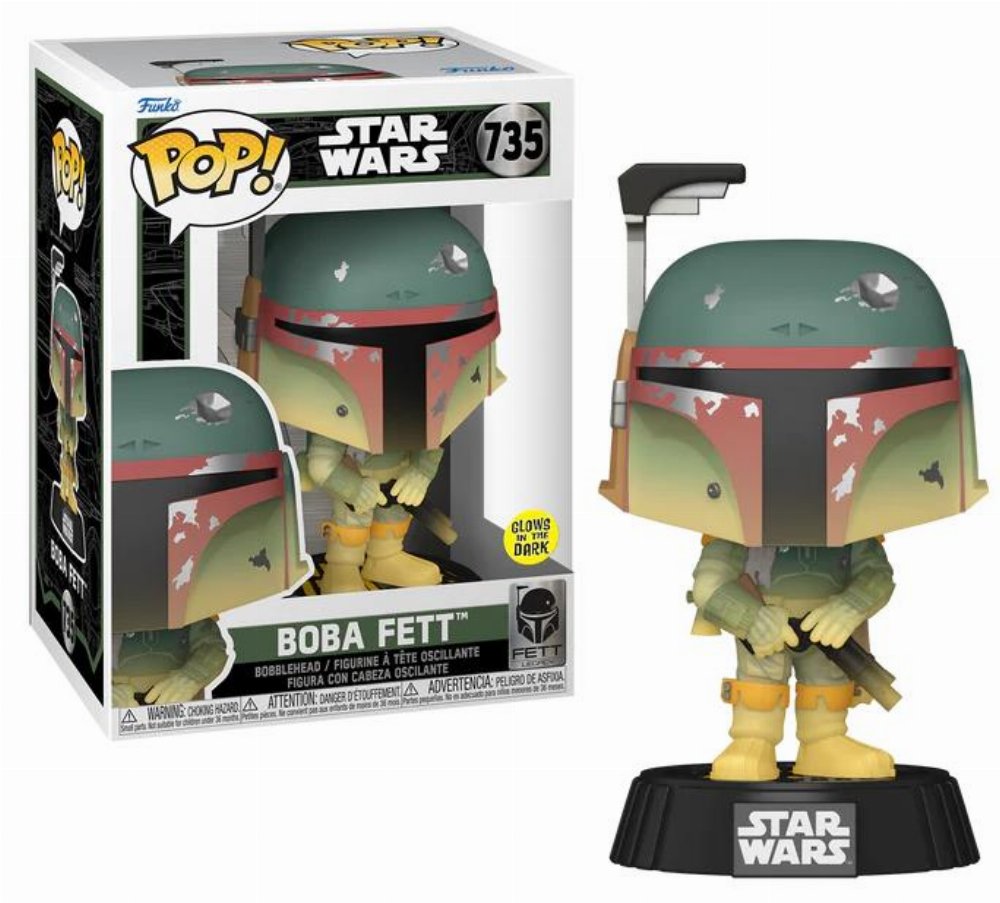 Φιγούρα Funko POP! Star Wars: Fett Legacy – Boba Fett (GITD) #735