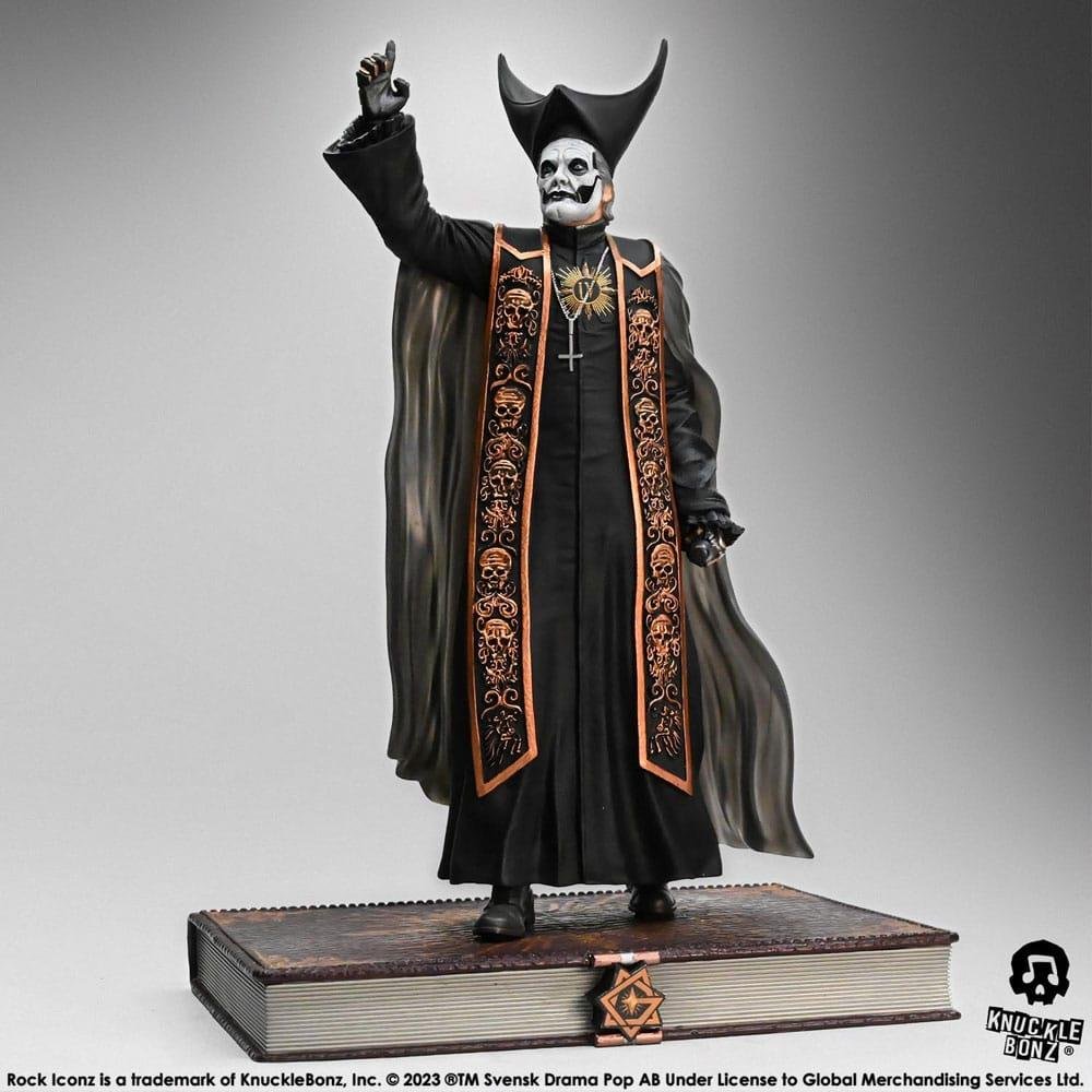 Ghost: Rock Iconz – Papa Emeritus IV (Black Robes) 1/9 Φιγούρα Αγαλματίδιο (22cm) LE3000