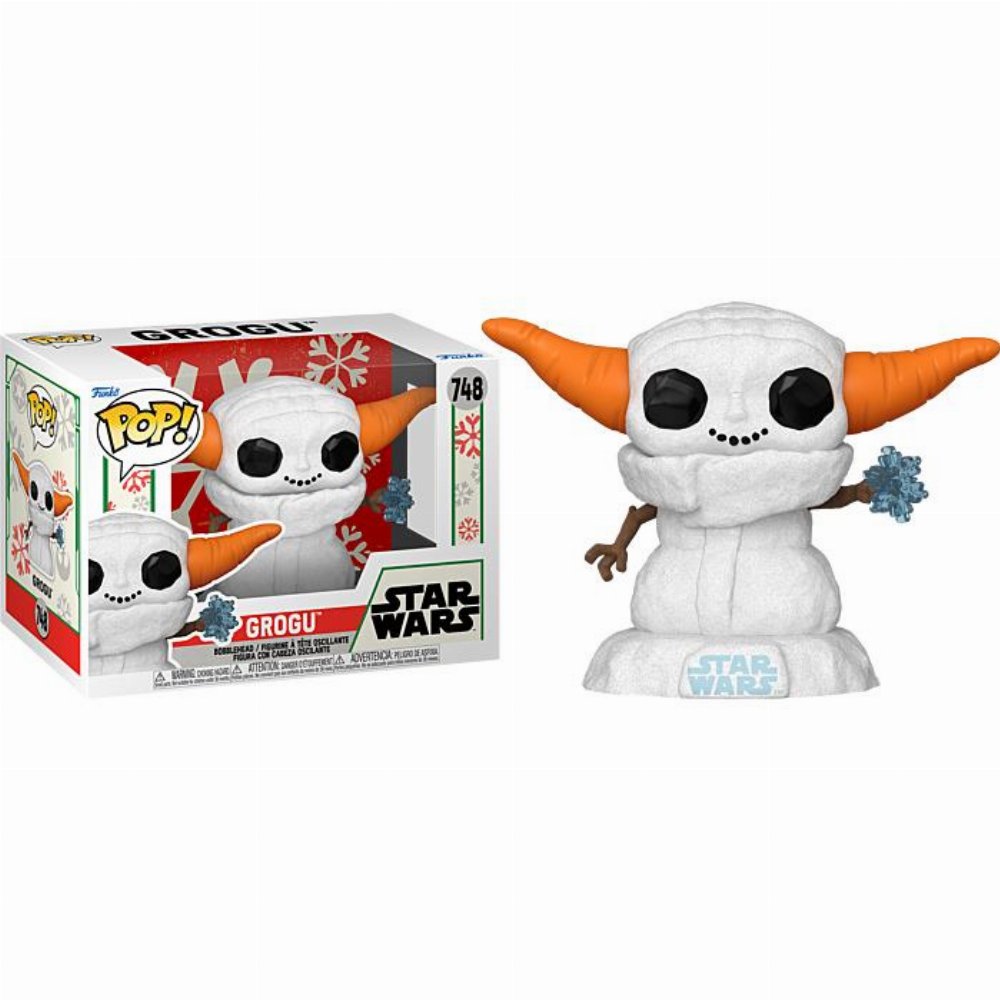 Φιγούρα Funko POP! Star Wars: Holiday – Grogu Snowman #748