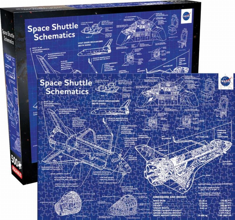 Παζλ 500 κομμάτια – NASA: Space Shuttle Schematic