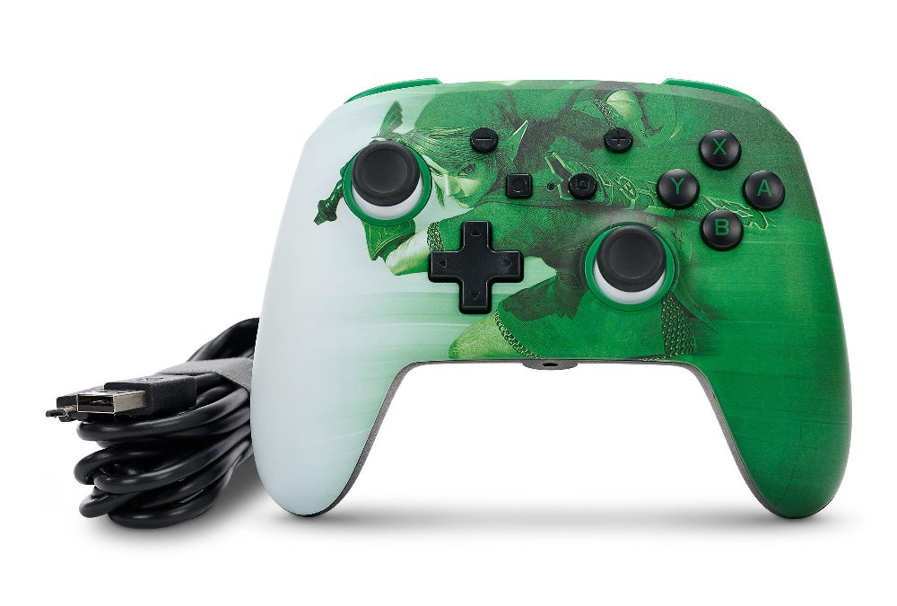 Nintendo Switch – Zelda: Heroic Link Wired Enhanced Controller
