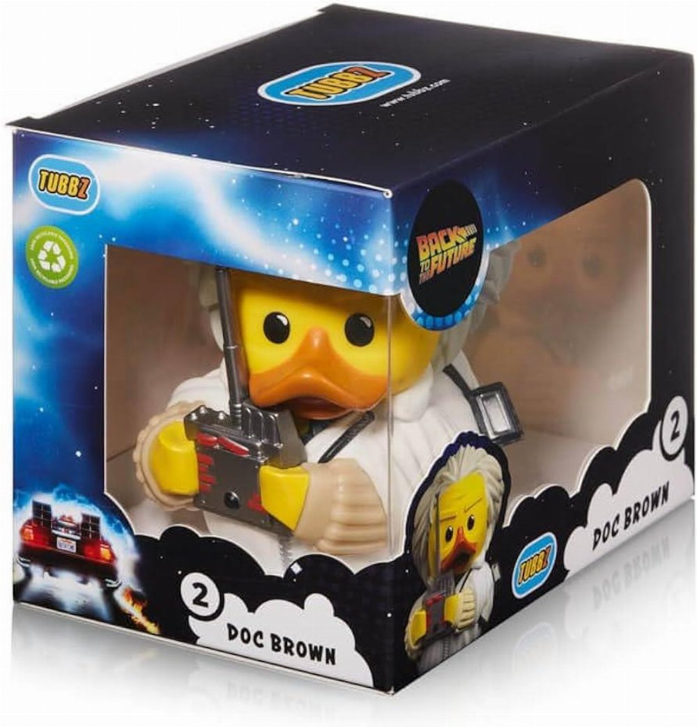 Back to the Future Boxed Tubbz – Doc Brown #2 Φιγούρα Παπάκι Μπάνιου (10cm)
