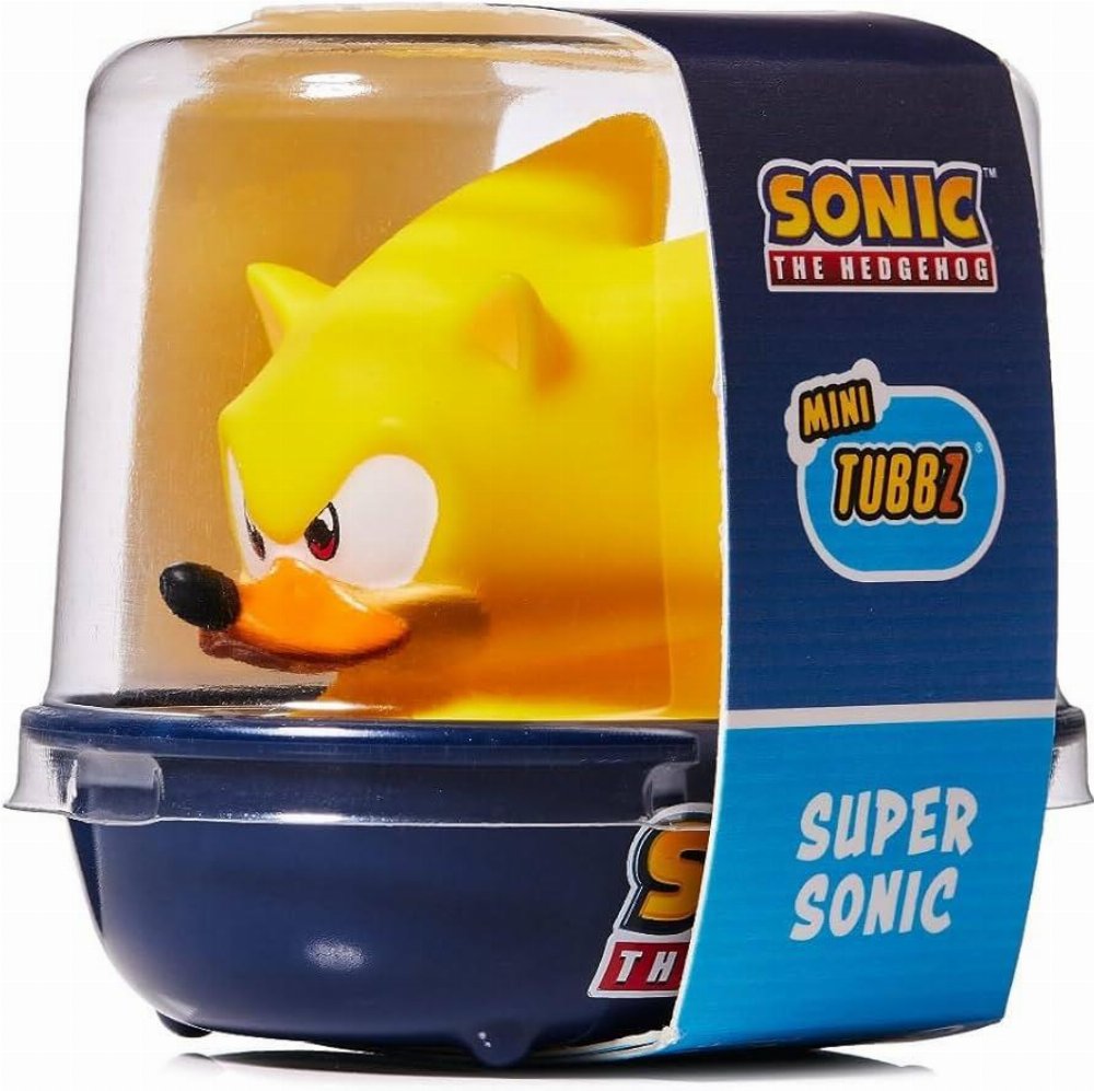 Sonic the Hedgehog Mini Tubbz – Super Sonic Φιγούρα Παπάκι Μπάνιου (5cm)