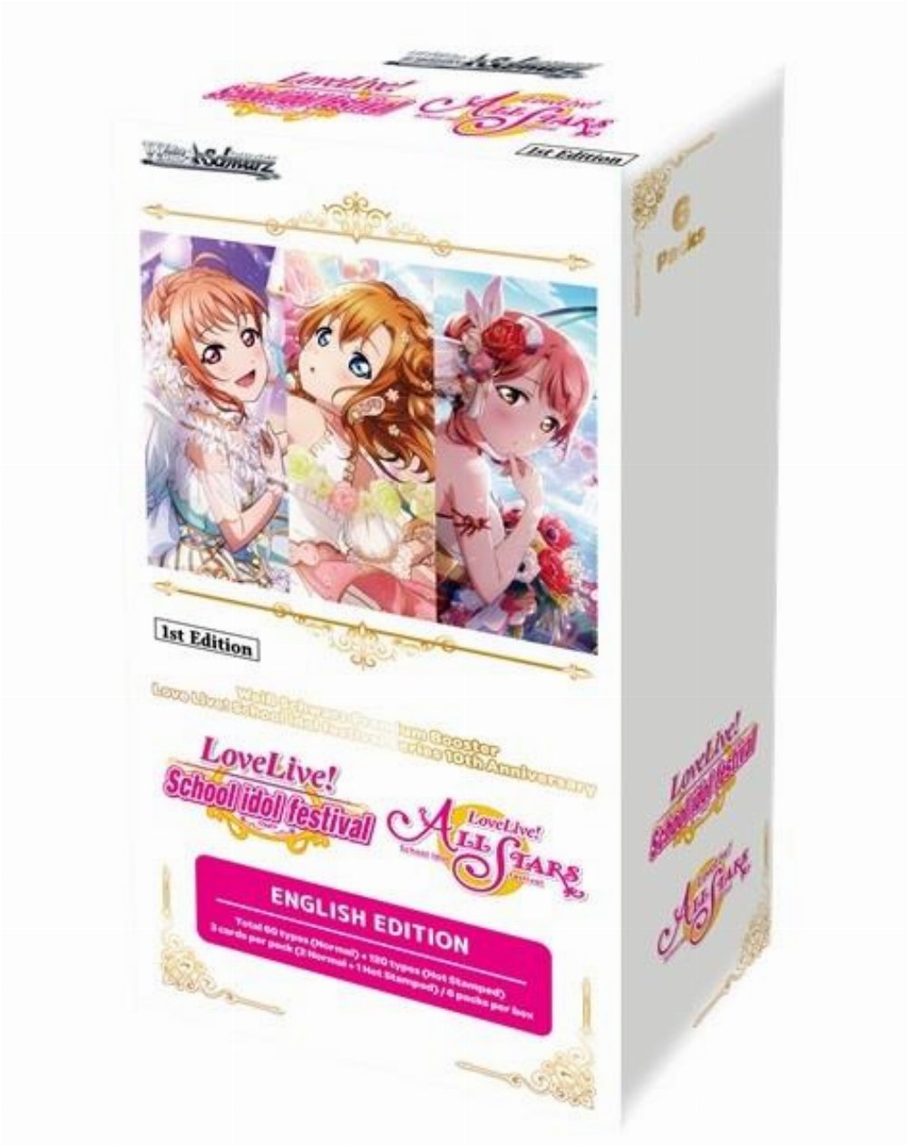 Weiss / Schwarz – Love Live! School Idol Festival Series 10th Anniversary Booster Display (6 packs)