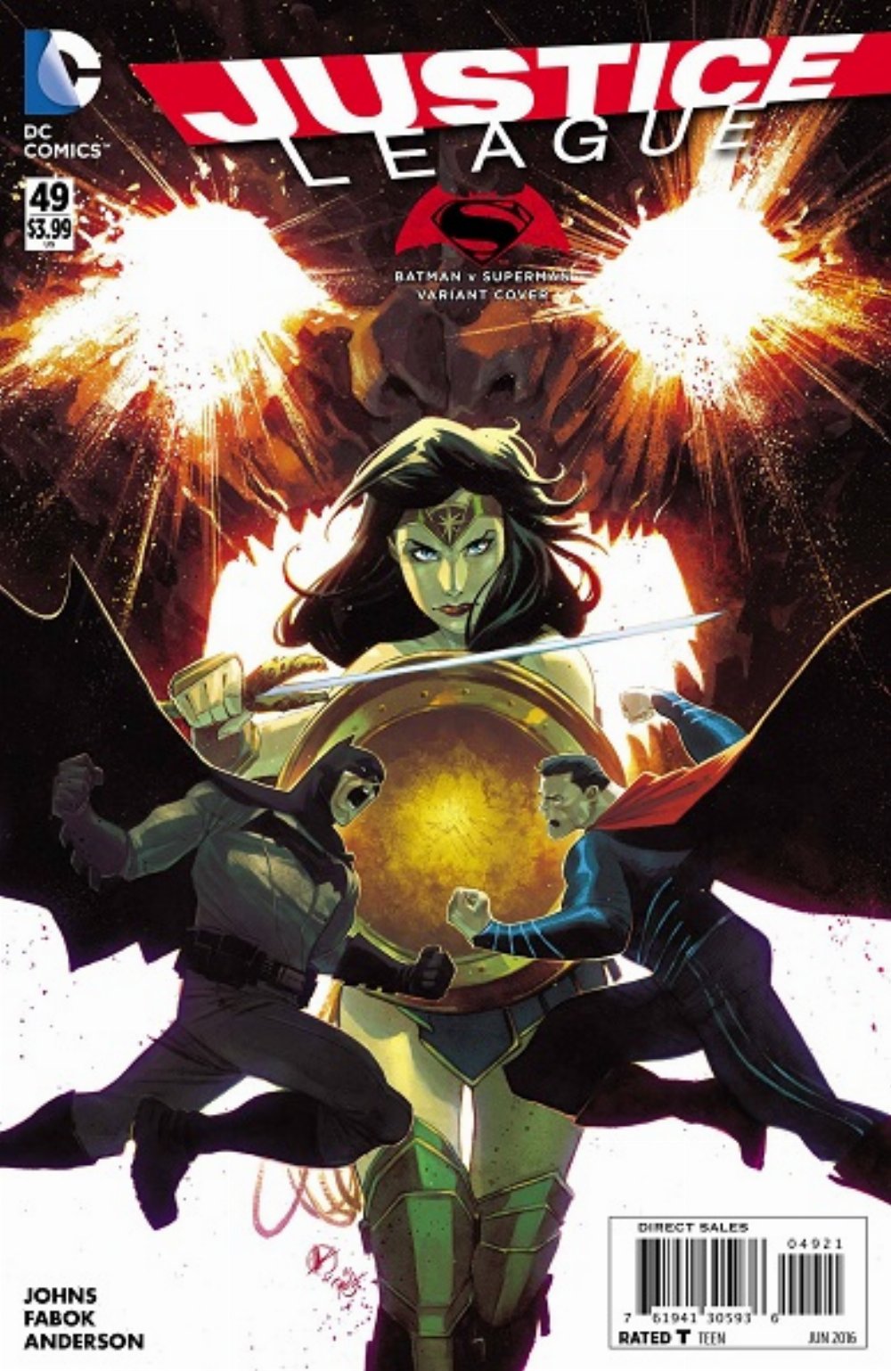 Τεύχος Κόμικ Justice League (N52) #49 Variant Cover