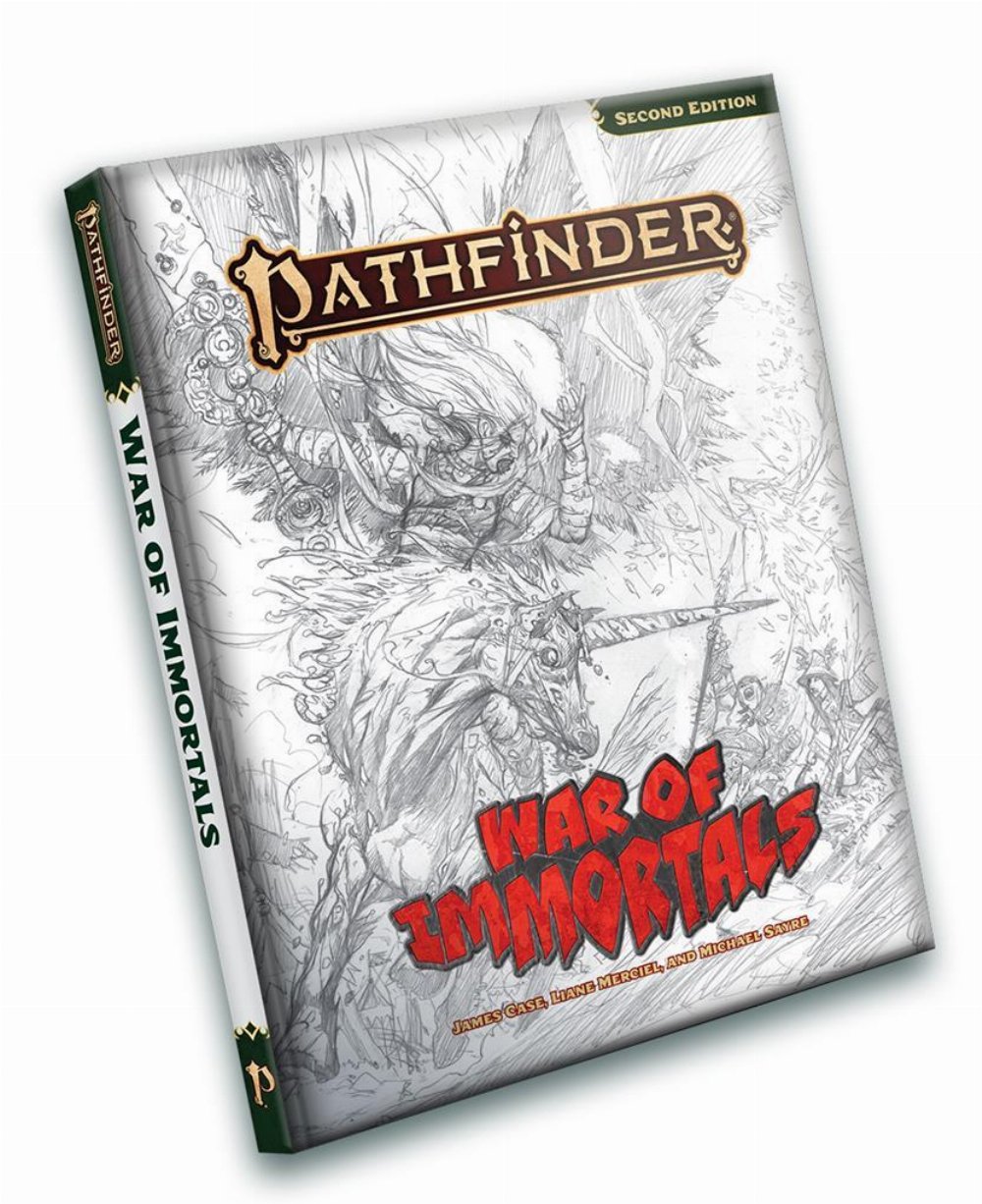 Pathfinder Roleplaying Game – War of Immortals (P2) Sketch Cover Edition