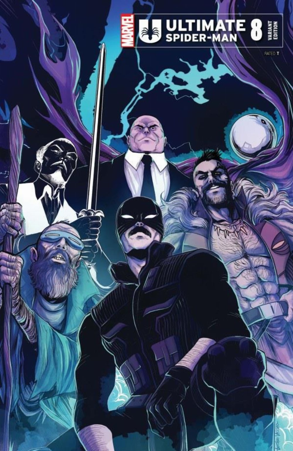 Τεύχος Κόμικ Ultimate Spider-Man #8 Vecchio Variant Cover