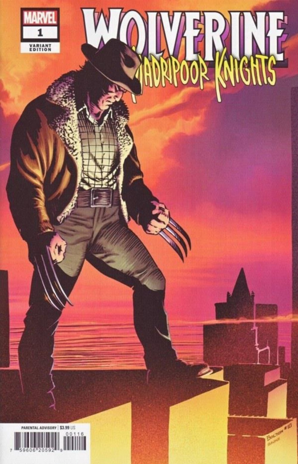 Τεύχος Κόμικ Wolverine Madripoor Knights #1 Hidden Gem 1/50 Variant Cover