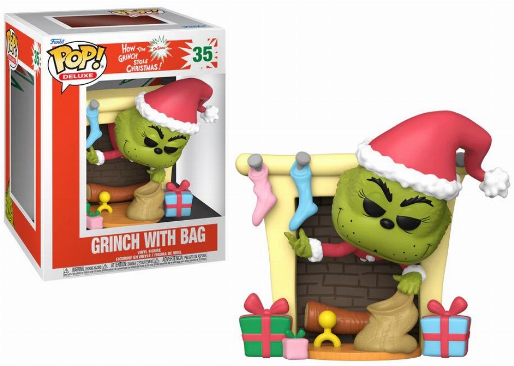Φιγούρα Funko POP! Deluxe: How the Grinch stole Christmas – Grinch with Bag #35