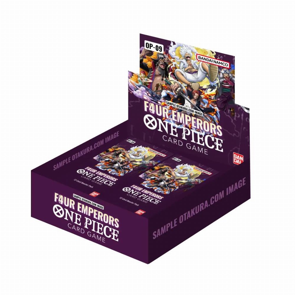 One Piece Card Game – OP09 The Four Emperors Booster Box (24 packs)