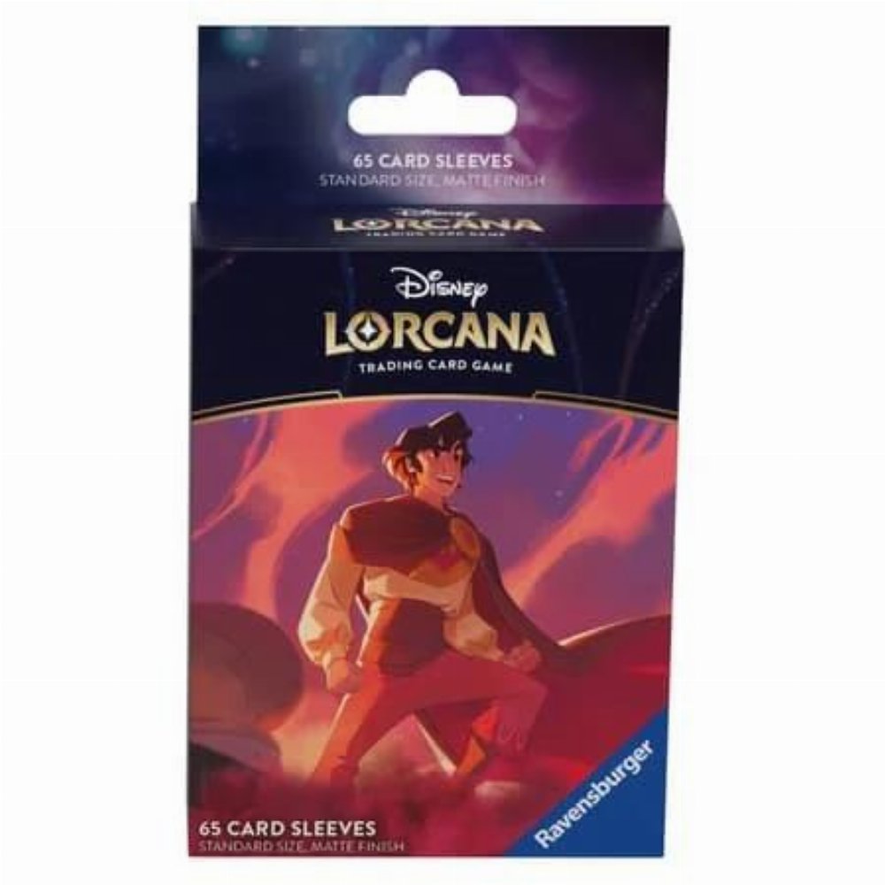 Ravensburger Card Sleeves Standard Size 65ct – Lorcana: Aladdin