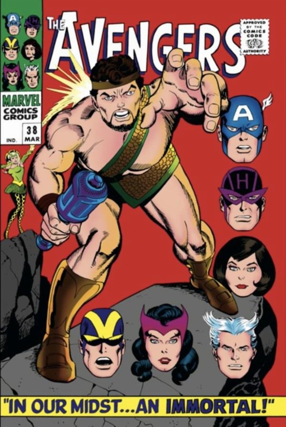 Εικονογραφημένος Τόμος Mighty Marvel Masterworks: The Avengers Vol 04 – Sign of Serpent DM Cover
