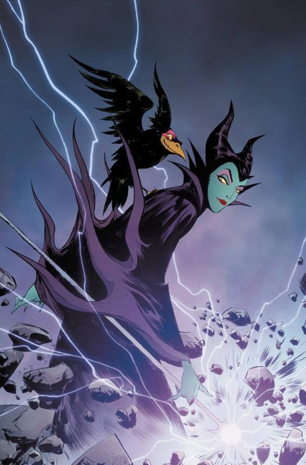 Τεύχος Κόμικ Disney Villains Maleficent #1 Cover U Lee Premium Metal (Includes Certificate Of Authenticity)