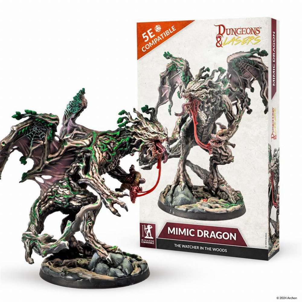 Dungeons & Lasers – Mimic Dragon (5e Compatible)