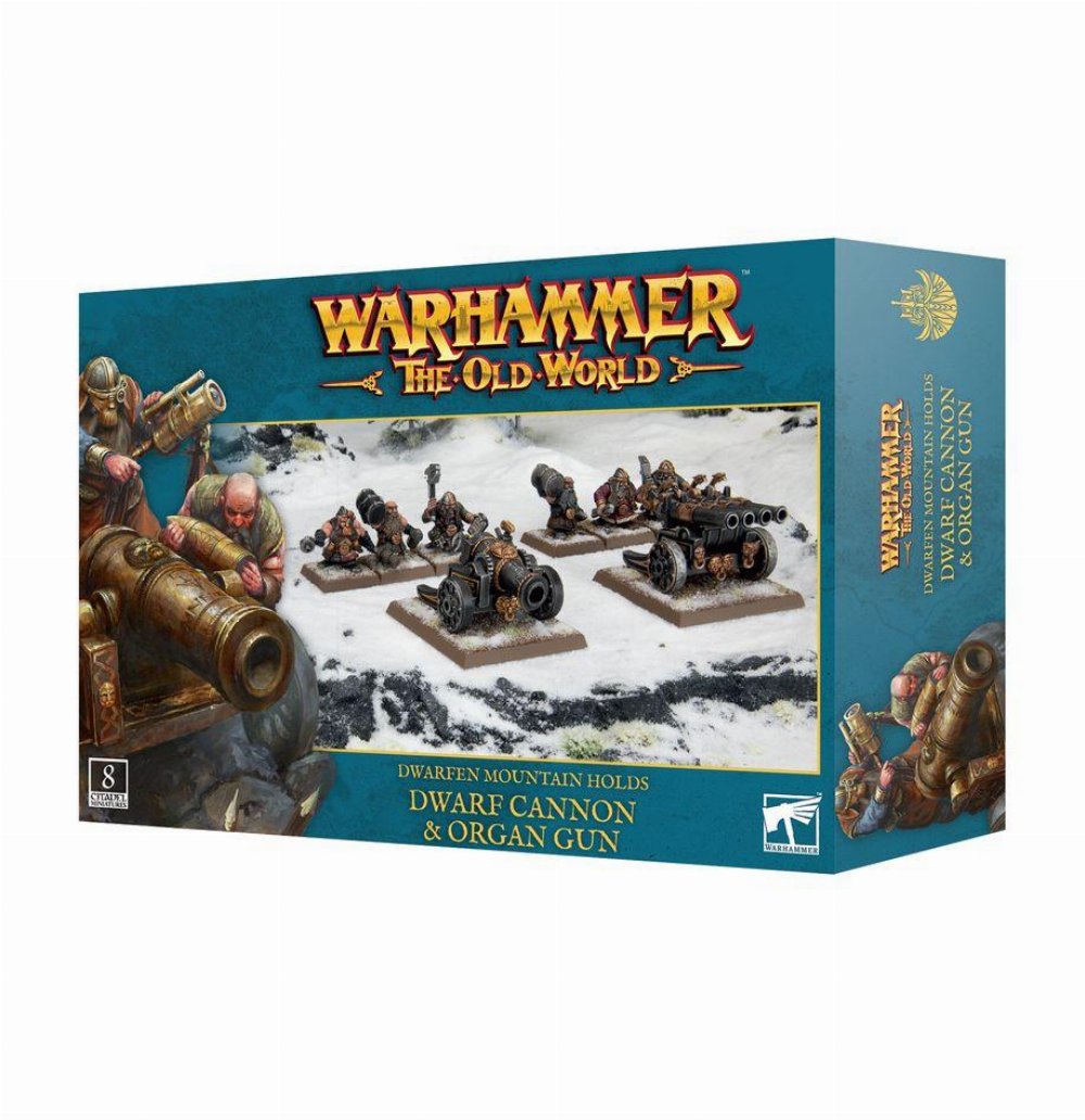 Warhammer: The Old World – Dwarfen Mountain Holds: Dwarf Cannon & Organ Gun