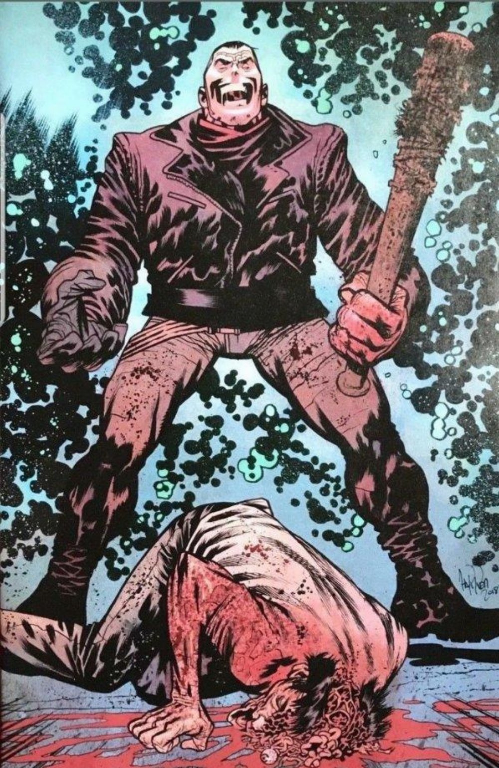 Τεύχος Κόμικ The Walking Dead #100 15th Anniversary Blind Bag Harren Virgin Cover