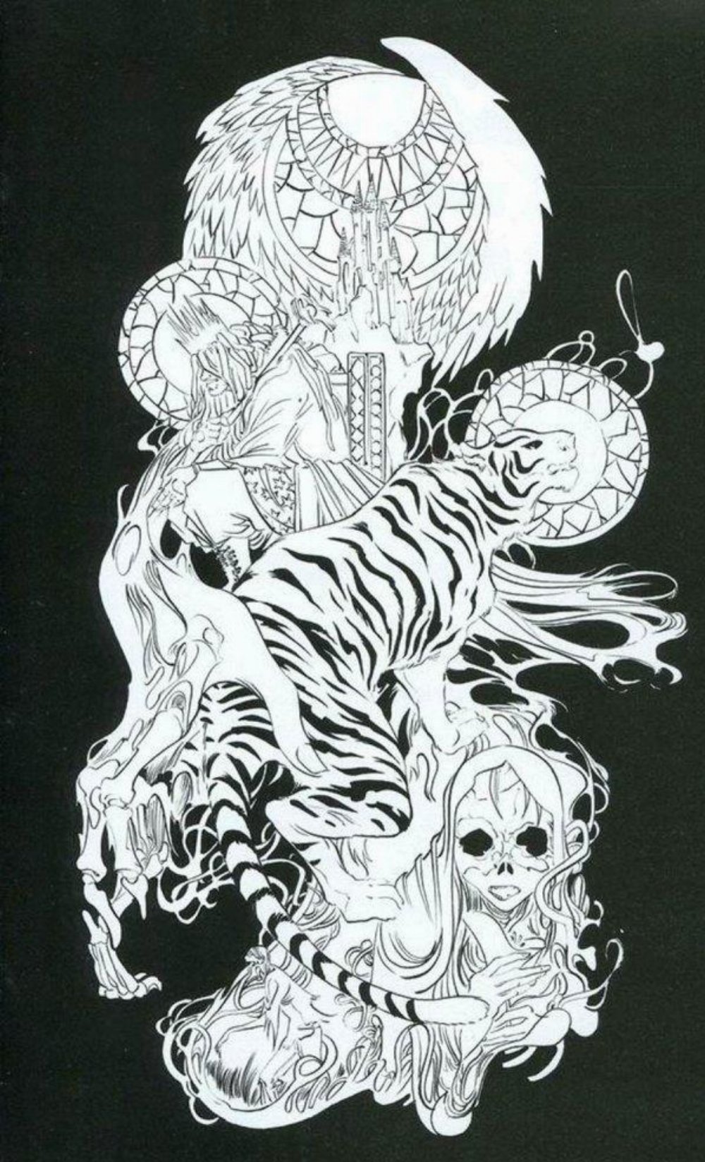 Τεύχος Κόμικ The Walking Dead #108 15th Anniversary Blind Bag Rios B&W Virgin Cover
