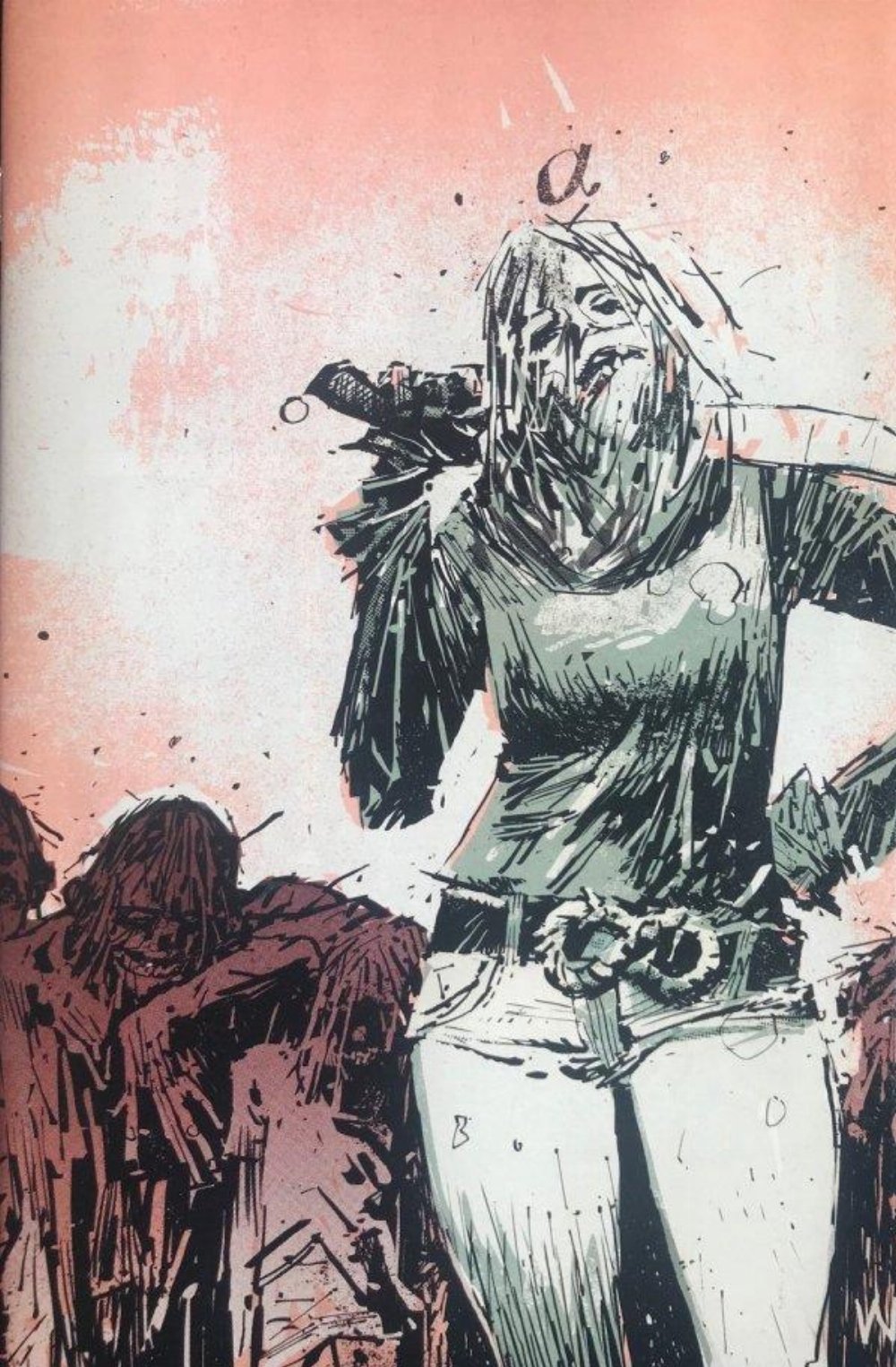 Τεύχος Κόμικ The Walking Dead #132 15th Anniversary Blind Bag Wood Virgin Cover