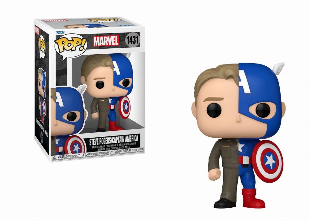 Φιγούρα Funko POP! Marvel: Split – Steve Rogers/Captain America #1431